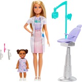 Mattel Barbie Deluxe Karrieren Zahnärztin Spielset, Puppe 