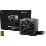 be quiet! Pure Power 12 650W, PC-Netzteil schwarz, 1x 12-Pin High Power GPU, 2x PCIe, Kabel-Management, 650 Watt