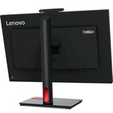 Lenovo ThinkVision T24v-30, LED-Monitor 60.5 cm (23.8 Zoll), schwarz, Full HD, IPS, HDMI, DisplayPort, VGA, Pivot, Webcam