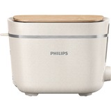 Philips Eco Conscious Edition Toaster HD2640/10 weiß (matt), 830 Watt, für 2 Scheiben Toast