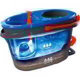 Vileda H2PrO Spin Mop Set, Bodenwischer schwarz/rot, mit Zweitanksystem und Teleskopstiel