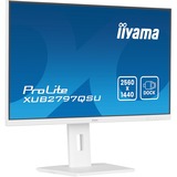 iiyama ProLite XUB2797QSU-W2, LED-Monitor 68.6 cm (27 Zoll), weiß (matt), QHD, IPS, USB-Hub, Adaptive Sync, 100Hz Panel