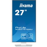 iiyama ProLite XUB2797QSU-W2, LED-Monitor 68.6 cm (27 Zoll), weiß (matt), QHD, IPS, USB-Hub, Adaptive Sync, 100Hz Panel