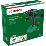 Bosch Akku-Bohrschrauber AdvancedDrill 18V-80 QuickSnap Solo grün/schwarz, ohne Akku und Ladegerät, POWER FOR ALL ALLIANCE