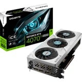 GIGABYTE GeForce RTX 4070 Ti SUPER EAGLE OC ICE 16G, Grafikkarte weiß, DLSS 3, 3x DisplayPort, 1x HDMI 2.1a