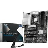 MSI PRO Z890-S WIFI, Mainboard schwarz/silber