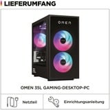 OMEN 35L Gaming Desktop GT16-0095ng, Gaming-PC schwarz, Windows 11 Home 64-Bit