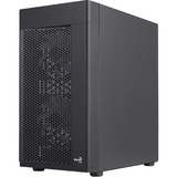 Aerocool Hexform G-BK-V2 , Tower-Gehäuse schwarz, Tempered Glass