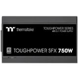 Thermaltake Toughpower SFX Platinum 750W, PC-Netzteil schwarz, 1x 12VHPWR, 2x PCIe, Kabelmanagement, 750 Watt