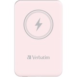 Verbatim Wireless Powerbank Charge 'n' Go 5.000mAh rosa, Qi, PD 3.0, Quick Charge 3.0