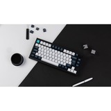 Keychron Q1 Max, Gaming-Tastatur schwarz/mehrfarbig, DE-Layout, Gateron Jupiter Red, Hot-Swap, Aluminiumrahmen, RGB