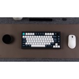 Keychron Q1 Max, Gaming-Tastatur schwarz/mehrfarbig, DE-Layout, Gateron Jupiter Red, Hot-Swap, Aluminiumrahmen, RGB