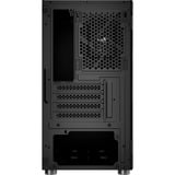 Aerocool CS-111-G-BK-v1, Tower-Gehäuse schwarz, Tempered Glass