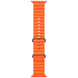 Apple 49 mm Ocean Armband, Uhrenarmband orange/titan