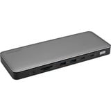 Kensington SD5760T, Dockingstation silber/schwarz, Thunderbolt 4, USB-C, USB-A, HDMI, PD