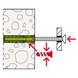 fischer Dübel SX Plus Green 12x60 K grün, 6 Stück