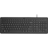 HP 150 Kabelgebundene Tastatur schwarz, DE-Layout