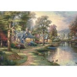 Schmidt Spiele Holzpuzzle Thomas Kinkade Studios: Dorf am See 1000 Teile