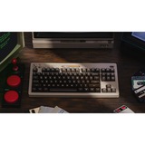 8BitDo Retro Mechanical Keyboard (C64 Edition), Gaming-Tastatur beige/schwarz, Kailh Box White V2