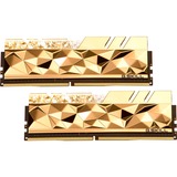 G.Skill DIMM 32 GB DDR4-4000 (2x 16 GB) Dual-Kit, Arbeitsspeicher gold, F4-4000C18D-32GTEG, Royal Elite G, INTEL XMP