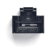 SMARTKEEPER ESSENTIAL RJ45 Port Lock (NL03), Einsteckschloss Farbcode Schwarz, 12 Stück