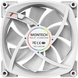 Montech AX120 PWM 120x120x25, Gehäuselüfter weiß, 3er Pack