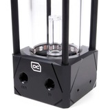 Alphacool Eisbecher Aurora D5 Acetal/Glas - 250mm, Ausgleichsbehälter transparent, mit D5 VPP655 PWM Pumpe