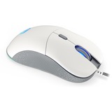 ENDORFY GEM Plus Onyx White, Gaming-Maus weiß/grau