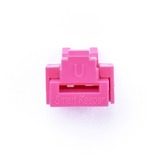 SMARTKEEPER ESSENTIAL RJ45 Port Lock (NL03), Einsteckschloss Farbcode Pink, 12 Stück