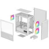 DeepCool CH360 DIGITAL , Tower-Gehäuse weiß, Tempered Glass