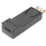 Digitus Adapter DisplayPort > HDMI schwarz