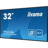 iiyama ProLite LH3241S-B2, Public Display schwarz (glänzend), FullHD, IPS, Lautsprecher, Media-Player