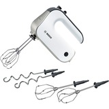 Bosch Handmixer Styline MFQ4835DE weiß/silber, 575 Watt, 2 Paare Rührbesen "FineCreamer"