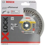 Bosch PRO Multi Material X-LOCK Diamant-Trennscheibe, Ø 115mm Bohrung 22,23mm