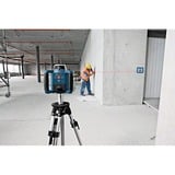 Bosch Rotationslaser GRL 300 HV Professional blau, rote Laserlinie und Lotpunkt, mit Halterung, Baustativ, Laser-Empfänger, im Koffer