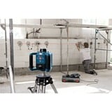 Bosch Rotationslaser GRL 300 HV Professional blau/schwarz, rote Laserlinie und Lotpunkt, mit Halterung, Baustativ, Laser-Empfänger, im Koffer