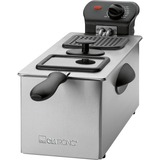 Clatronic Edelstahl-Fritteuse FR 3587 edelstahl/schwarz, 2.000 Watt, Ölbehälter 3 Liter