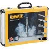 DEWALT Bohrer-Meißel-Set SDS+ DT9679, 15-teilig, Meißel- & Bohrer-Satz im Koffer