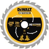 DEWALT Kreissägeblatt XR EXTREME RUNTIME DT99568, Ø 216mm, 24Z Bohrung 30mm, für Akku-Paneelsägen