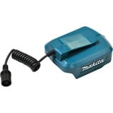 Makita Akku-Adapter PE00000066 14,4V / 18V mit USB blau, für Makita Schiebe-Akkus