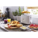 Philips Daily Collection Toaster HD2581/00 weiß, 900 Watt, für 2 Scheiben Toast