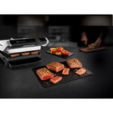 Tefal OptiGrill Elite GC750D, Kontaktgrill silber/schwarz, 2.000 Watt