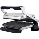 Tefal OptiGrill XL GC724D, Kontaktgrill edelstahl (gebürstet)/schwarz, 2.000 Watt