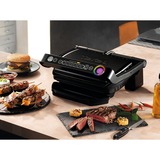 Tefal OptiGrill+ GC712D12, Kontaktgrill silber/schwarz, 2.000 Watt