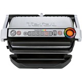 Tefal OptiGrill+ GC712D12, Kontaktgrill silber/schwarz, 2.000 Watt