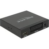 DeLOCK Konverter SCART/HDMI > HDMI mit Scaler schwarz