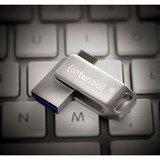 Intenso cMOBILE LINE 32GB, USB-Stick silber, USB-A 3.2 Gen 1, USB-C 3.2 Gen 1