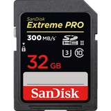SanDisk Extreme Pro 32 GB SDHC, Speicherkarte UHS-II U3, Class 10