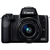 Canon EOS M50 KIT (15-45 mm IS STM), Digitalkamera schwarz, inkl. Canon-Objektiv