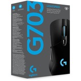 Logitech G703 LIGHTSPEED, Gaming-Maus schwarz, mit HERO 25K-Sensor